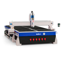 máquina enrutador CNC, Wellkon M1 2040, área de trabajo, husillo.